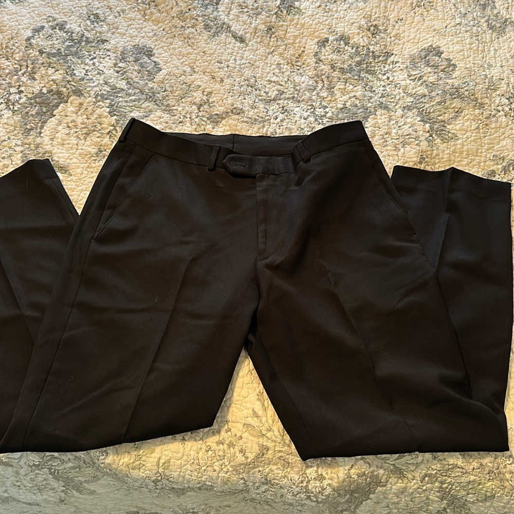 Men’s Stafford Black Dress Pants